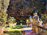 John Singer Sargent Villa di Marlia Lucca painting